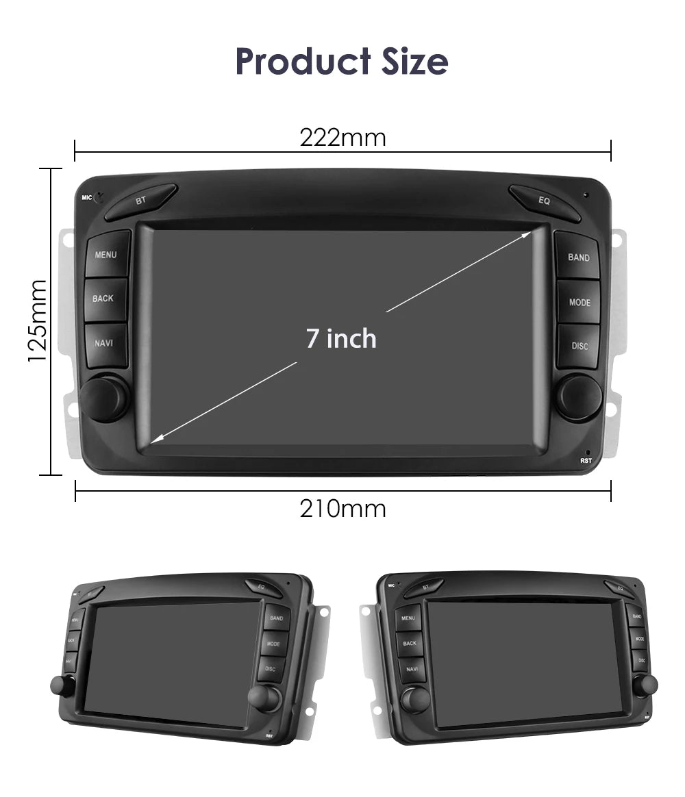 SmartDrive MB Classic 7" (Mercedes C-Class / CLK / Vito)